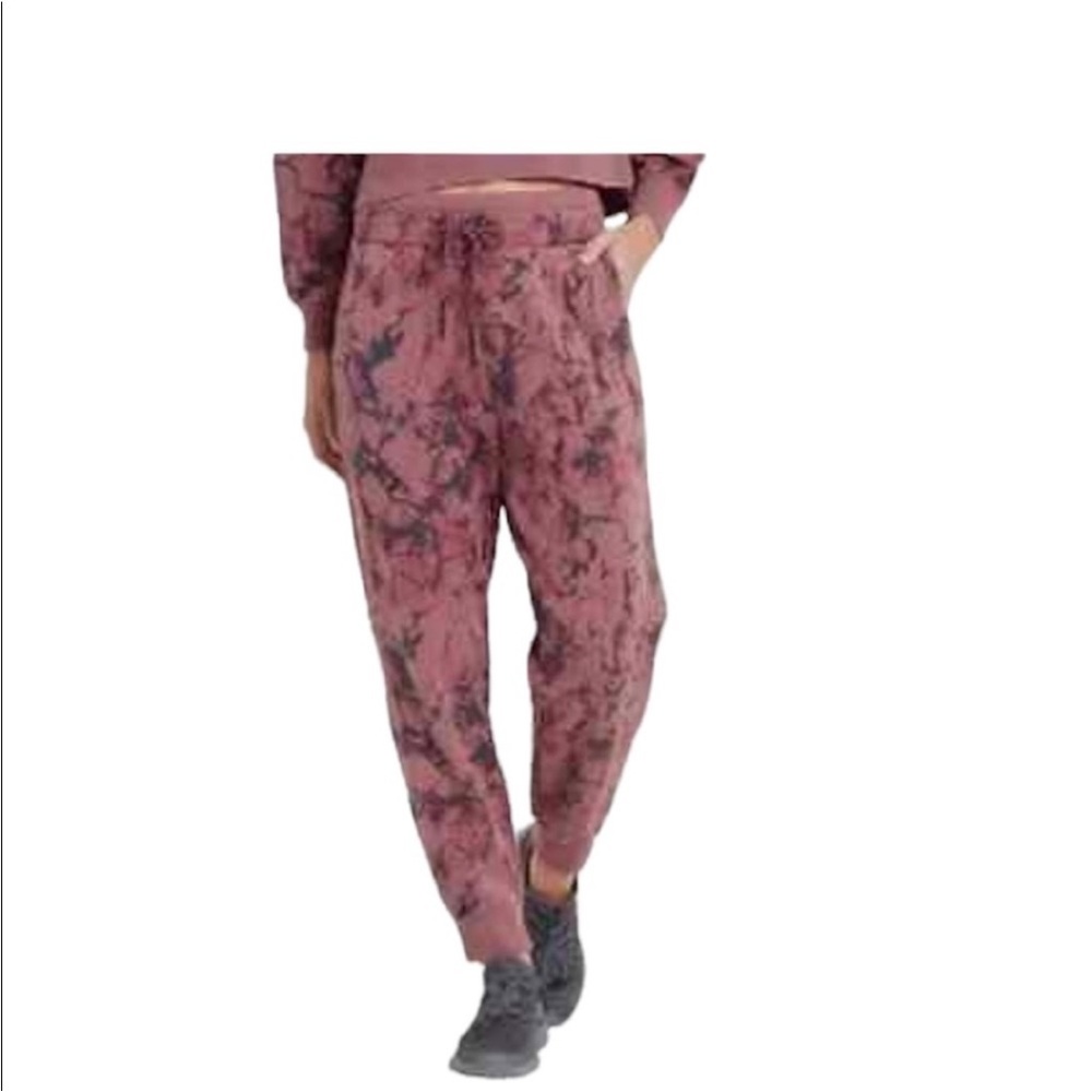 JoyLab French Terry Joggers Garnet Marble sz S